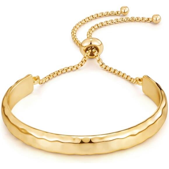 Adjustable Slider Bracelets for Women Bar Friendship Bangle Bracelet for Women - Picture 1 of 7